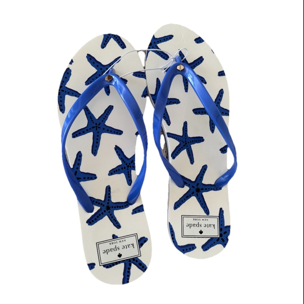 Kate Spade New York Women's Fiji Starfish Flip Flop Sandals. MSRP $48.